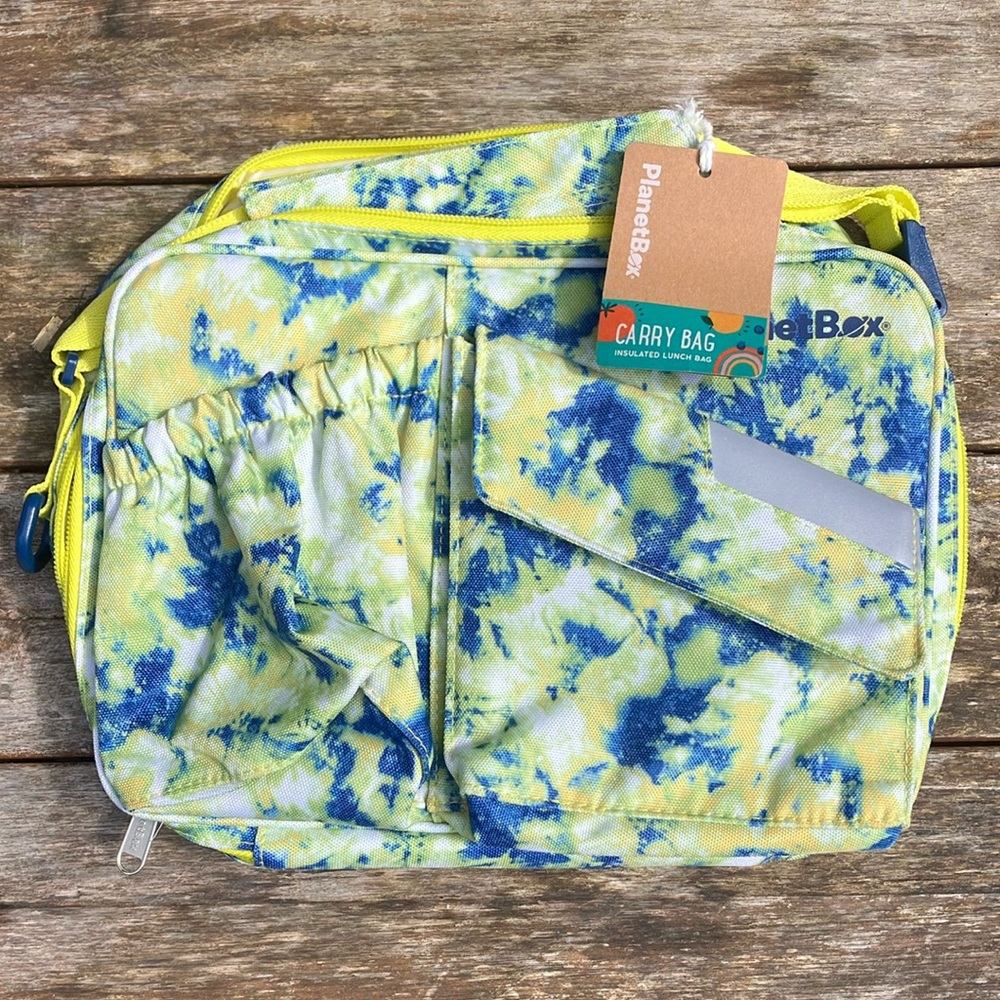 PlanetBox Carry Bag in Blue and Yellow
